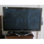 A large TV