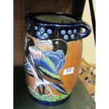 An Amphora vase decorated birds (a/f)