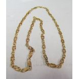 A 9ct gold necklace 13.8g