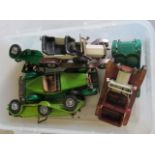 Six Matchbox and Models of Yesteryear model cars