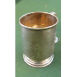 A silver tankard