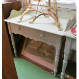An Edwardian painted pine washstand