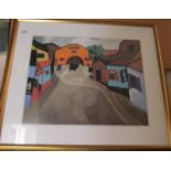 Joseph Shkolnik - print street scene framed