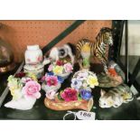 Various animal and flower ornaments