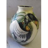 A Moorcroft vase decorated ducks