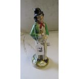 A 19th Century Staffordshire double sided figure Gin and Water (slightly a/f) and 2 small