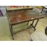 A 19th Century rosewood centre table (a/f)