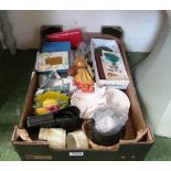 A box of miscellaneous items