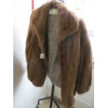 A musquash fur jacket