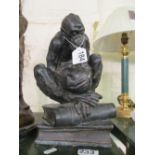 A Darwin monkey ornament