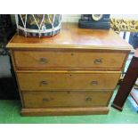 A chest two short and two long drawers