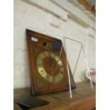 A rectangular Tempus Fugit wall clock