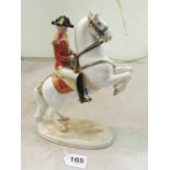 A Vienna Augarten porcelain Spanish Riding School Horse and Rider