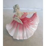 Three Royal Doulton figures; Soiree, The Ballerina and Elaine