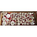 A large selection of crested china