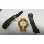 A gents watch marked Favre Leuba Geneva watch (strap a/f)