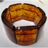 An amber bracelet