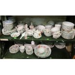 A large Chinese dinner service circa 1940's, allegedly bought as a wedding gift in Hong Kong