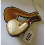 A Meerschaum pipe (i.c)