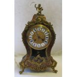 A 19th Century Boulle clock on plinth
