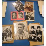A Jimi Hendrix Experience catalogue, Beatles and other pop items circa 1960's