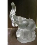 A Goebbel glass elephant