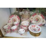 Some Royal Albert Lavender plates and bowls and Royal Albert Lady Carlysle teaset