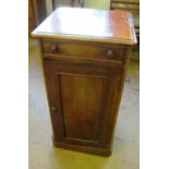A Victorian bedside cabinet