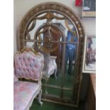 A gilt/cream mirror