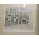 A print The Chapel, Roedean School and print Rottingdean