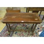 A 19th Century rosewood centre table (a/f)