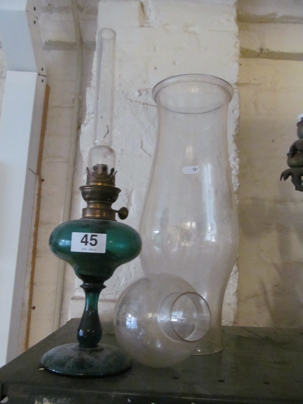 An oil lamp