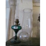 An oil lamp