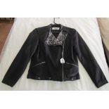 A Moschino ladies jacket black and sequins