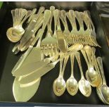 A set of Elwin plated cutlery