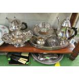 Various silver-plate