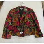 A Valentino ladies jacket silk and wool