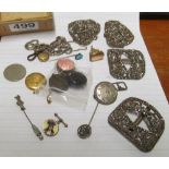 A seal, buckles, key fobs et cetera