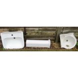 Two wash basins