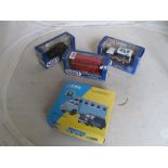 A Corgi Classics Thames Valley Police Set and three Street Scenes models Police Landrover, Bus and