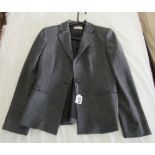 An Armani ladies jacket black and grey wool