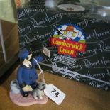 A Robert Harrup limited edition Camberwick Green figures 'Peter Hazel and Packet the dog