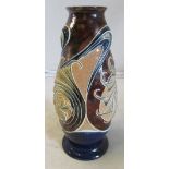 A Frank Butler Royal Doulton Art Nouveau vase No. 761