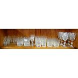 Various drinking glasses