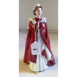A Royal Worcester figure In celebration of The Queen's 80th Birthday 2006 (boxed)