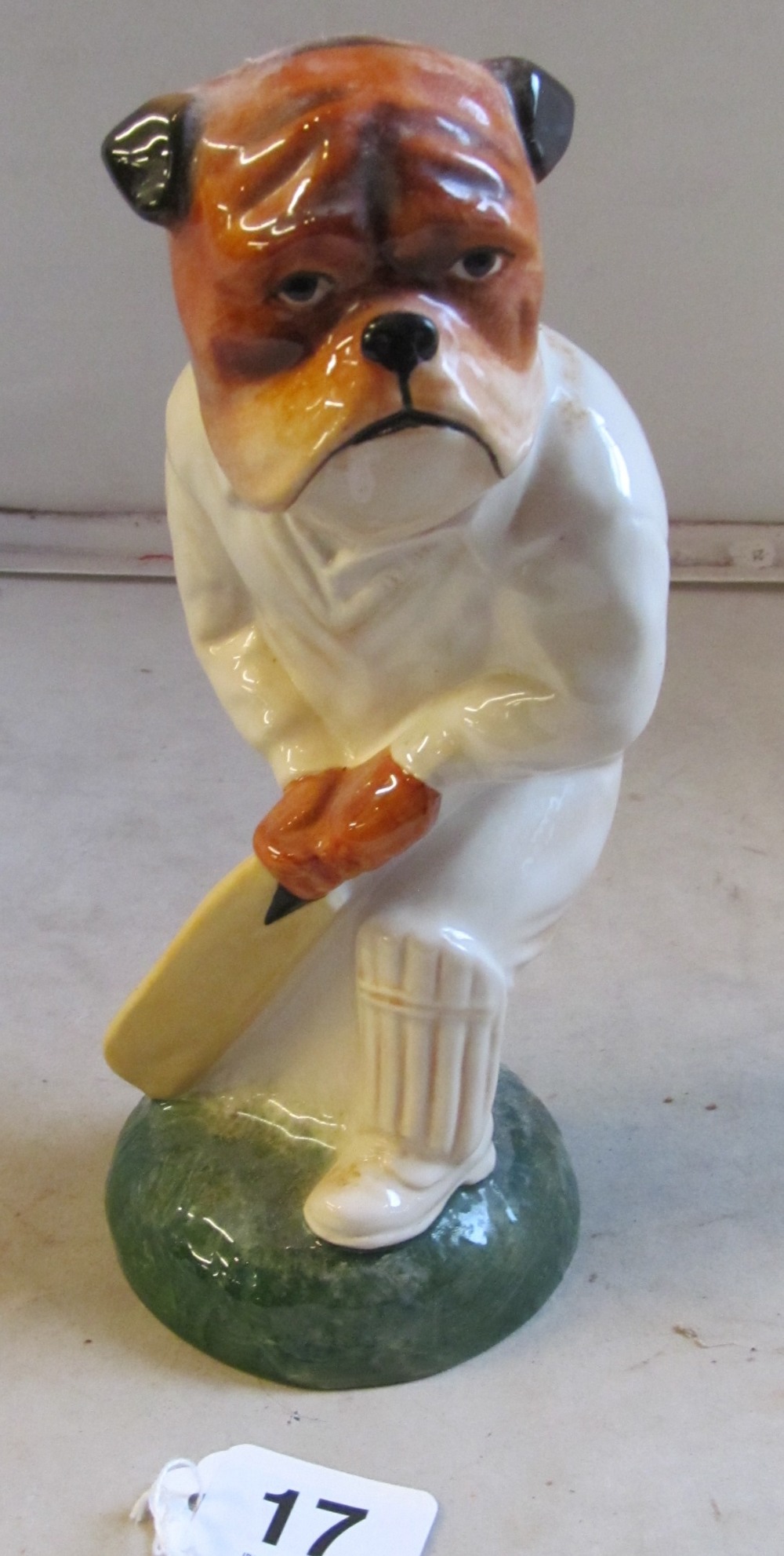 A limited edition Kevin Francis figure Bulldog Cricketer 168/350