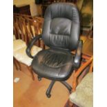 An executive office chair