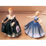 Two Royal Doulton figures Janine and Jennifer