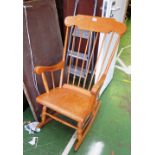 A modern rocking chair