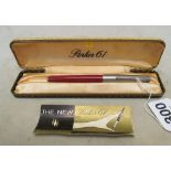 A Parker 61 pen in original box